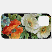 Witte Oranje papaver  Floral Case-Mate iPhone Case (Achterkant (horizontaal))