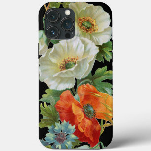 Witte Oranje papaver  Floral Case-Mate iPhone Case