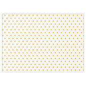 witte Oranje pooldots Tafelkleed (Voorkant (Horizontaal))