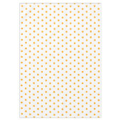 witte Oranje pooldots Tafelkleed (Voorkant)
