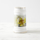 Witte Orchidee Bloem Bierpul (Center)