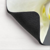 Witte Orchidee Bloem Muismat (Hoek)
