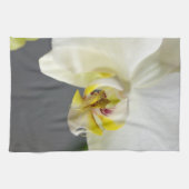 Witte Orchidee Bloem Theedoek (Horizontaal)