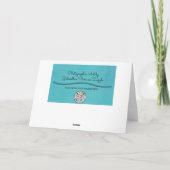  Witte Orchidee Bloemen Bijbel Verse Art Note Kaart (Achterkant)