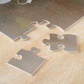 Witte Orchidee Bloemen Floral Art Puzzel Legpuzzel (Zijkant)