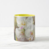 Witte Orchidee Bloemen Flower Art Mok Cup (Midden)