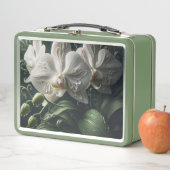 Witte orchidee bloemig (In situ)