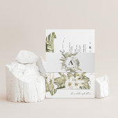 Witte Orchidee bruiloft uitnodiging buik band Uitnodigingen Wikkel