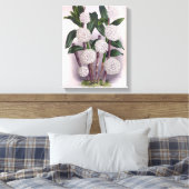  witte orchidee Dendrobrium Purpurem Canvas Afdruk (Insitu (Slaapkamer))