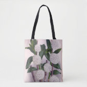 witte orchidee Dendrobrium Purpurem Tote Bag (Voorkant)