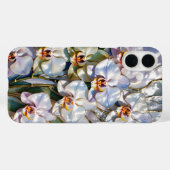 Witte Orchidee Elegante Phonehoes Bloemendesign Case-Mate iPhone Case (Achterkant (horizontaal))