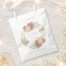 Witte Orchidee en Gedroogde Palm Krans Boho Bruilo