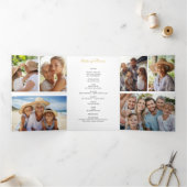 Witte orchidee lelie multi foto gedicht drieluik programma (Binnen)