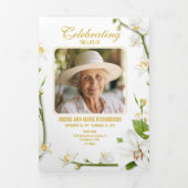 Witte orchidee lelie multi foto gedicht drieluik programma (Cover)