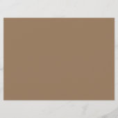 Witte Orchidee · Moderne Tropische bruiloft Menu (Achterkant)