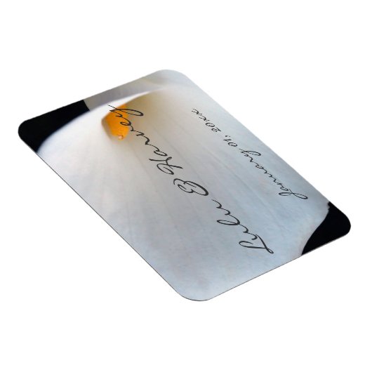 Witte Orchidee Persoonlijke Magneet (Rechterzijde)