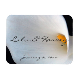 Witte Orchidee Persoonlijke Magneet