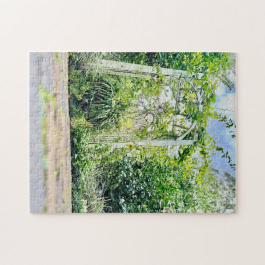 Witte Orchidee Puzzel (Horizontaal)