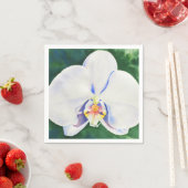 Witte Orchidee Servet (Insitu)