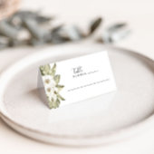 Witte Orchidee Tafel Plaats Kaarten Plaatskaartje