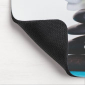 Witte Orchidee, Therapeut Zen Stones Muismat (Hoek)