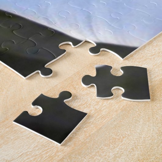  witte orchidee ventilator legpuzzel (Zijkant)