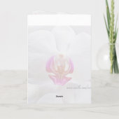 Witte Orchideeën - Bedankt Moeder voor mijn Trouwe (Achterkant)