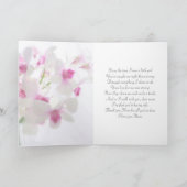 Witte orchideeën Bedankt moeder voor mijn trouwen (Binnen)