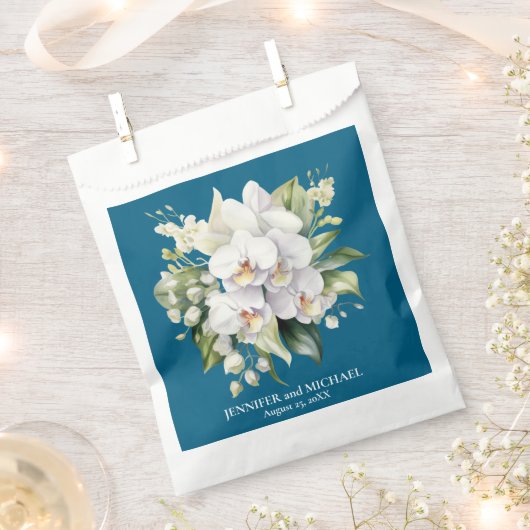 Witte Orchideeën Bloemen Bloemen Huwelijk Bedankzakje (Geknipt)