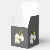 Witte orchideeën bruiloft dank u bedankdoosjes (Geopend)