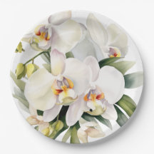 Witte orchideeën bruiloft