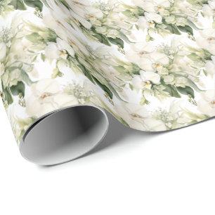 Witte Orchideeën Cadeaupapier