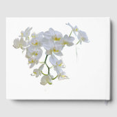 Witte Orchideeën Guestbook Gastenboek (Achterkant)