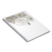 Witte orchideeën notitieboek (Rechterzijde)