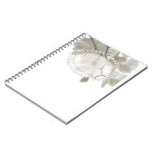 Witte orchideeën notitieboek (Linkerzijde)