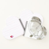 Witte orchideeën notitieboek (Binnen)