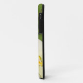 Witte orchideeën op een groene achtergrond Case-Mate iPhone case (Achterkant/links)