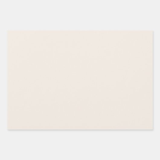 Witte orchideeën op een lichte crème inpakpapier vel (Voorkant 2)