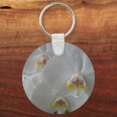 Witte orchideeën op een sleutelhanger verbranden (Voorkant)