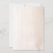 Witte Orchideeën Pampas Grass Brunch Baby shower Kaart (Achterkant)