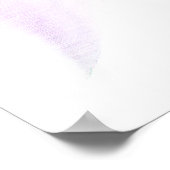 Witte orchideeën poster (Hoek)