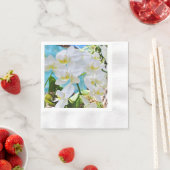 Witte orchideeën servet (Insitu)