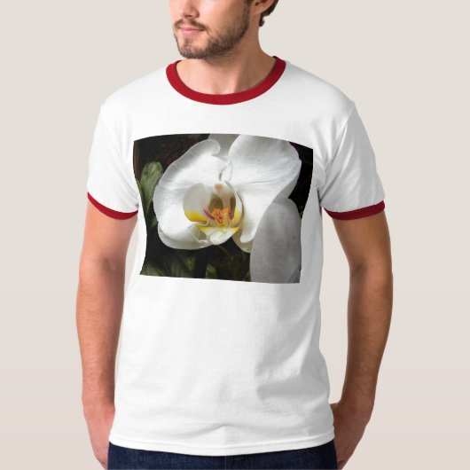 Witte orchideeën t-shirt (Voorkant)