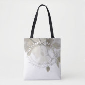 Witte orchideeën tote bag (Voorkant)