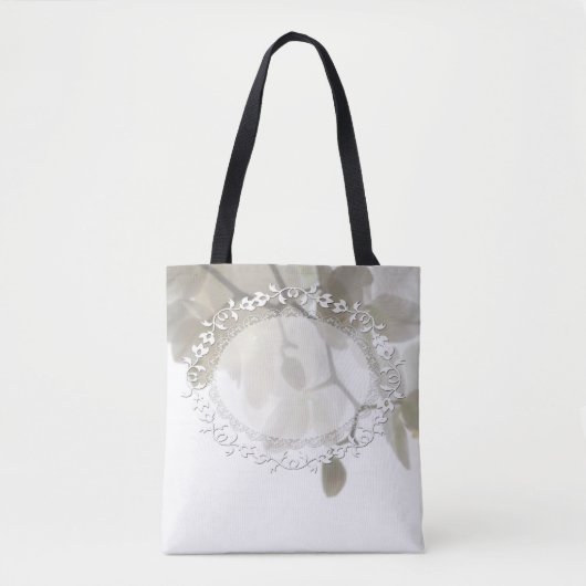 Witte orchideeën tote bag (Voorkant)