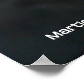 Witte orchideeënknoppen poster (Hoek)