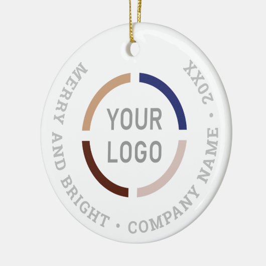 Witte ornamenten van de douane met logo (Links)