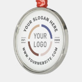 Witte ornamenten van de douane met logo (Links)