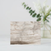 Witte oude eikenhout briefkaart (Staand voorkant)