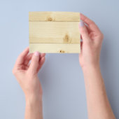 Witte oude eikenhout flyer (Hand)